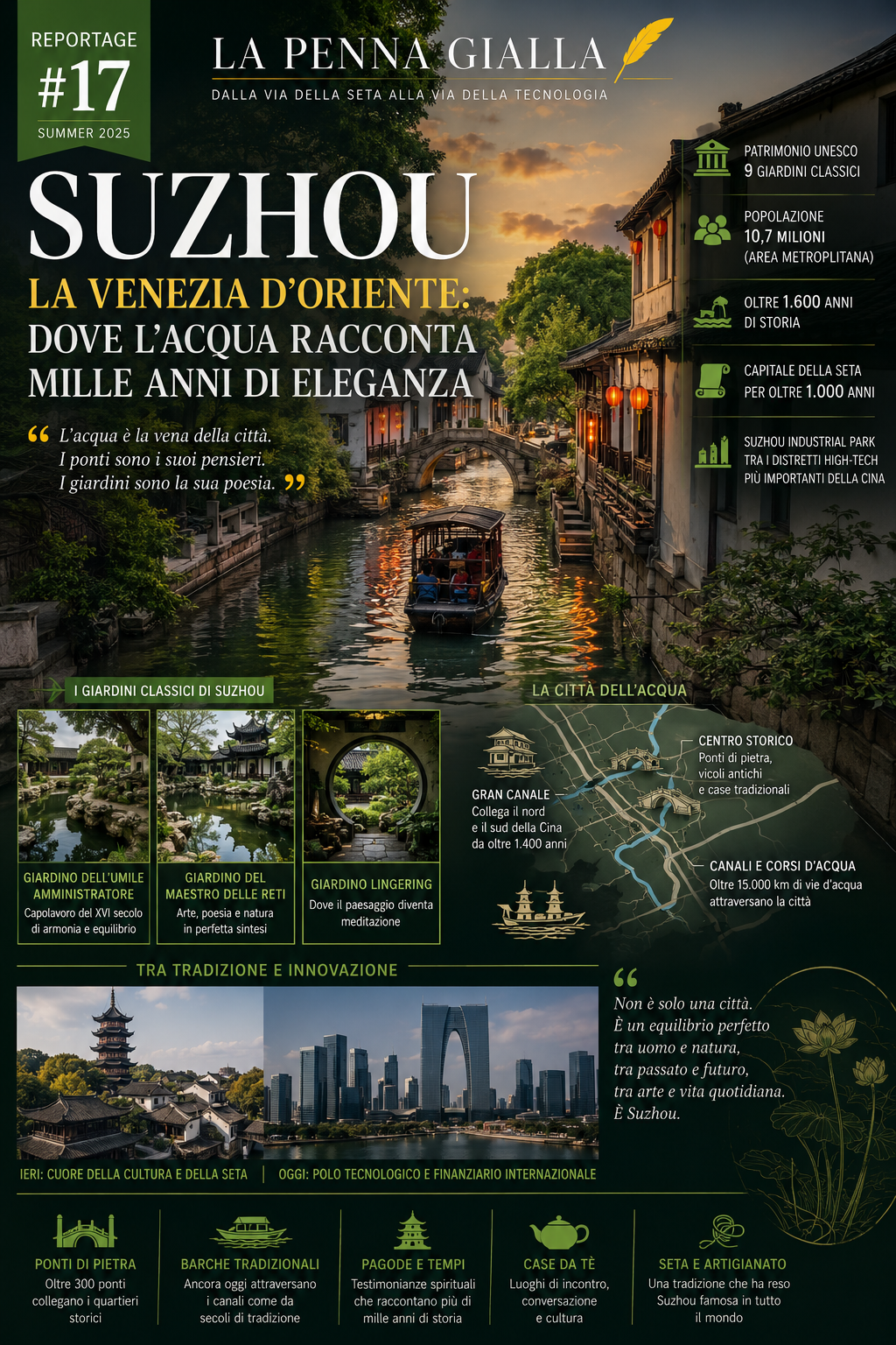 Suzhou: la città dove l'acqua custodisce l'anima della Cina